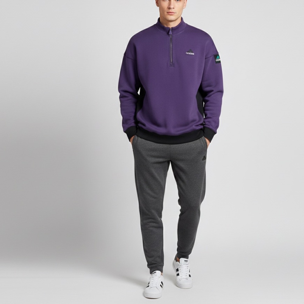 NWT Adidas Equipment Blocked Half-Zip XS size